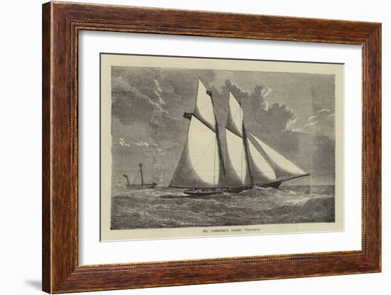 Mr Ashbury's Yacht Livonia-Charles Ricketts-Framed Giclee Print