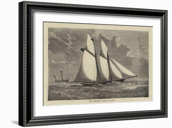 Mr Ashbury's Yacht Livonia-Charles Ricketts-Framed Giclee Print