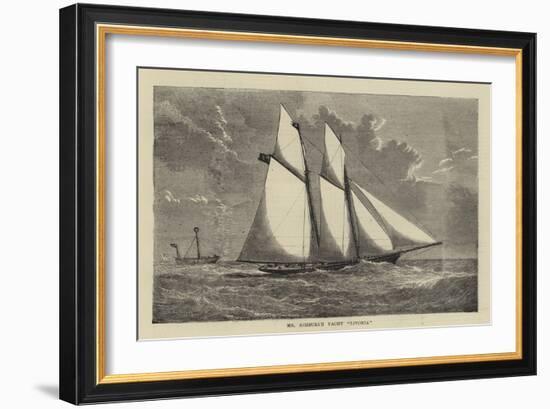 Mr Ashbury's Yacht Livonia-Charles Ricketts-Framed Giclee Print