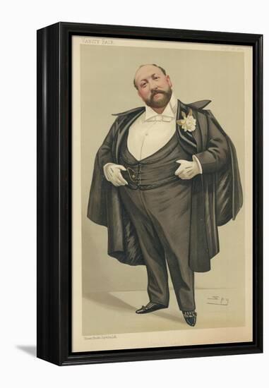 Mr Augustus Henry Glossop Harris-Sir Leslie Ward-Framed Premier Image Canvas