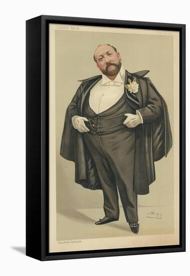 Mr Augustus Henry Glossop Harris-Sir Leslie Ward-Framed Premier Image Canvas