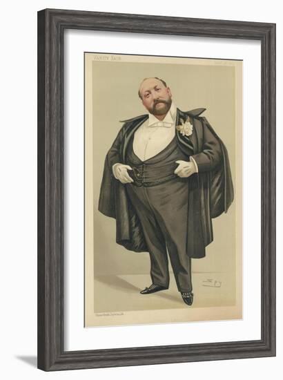 Mr Augustus Henry Glossop Harris-Sir Leslie Ward-Framed Giclee Print