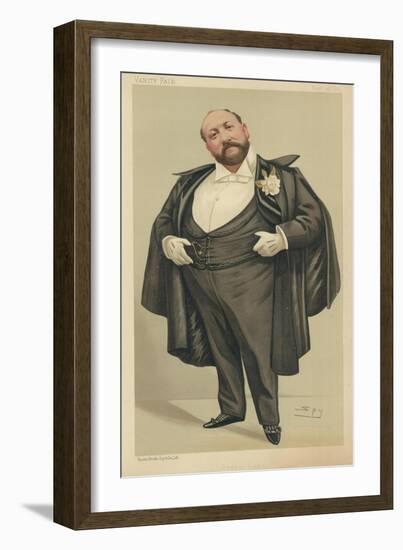 Mr Augustus Henry Glossop Harris-Sir Leslie Ward-Framed Giclee Print