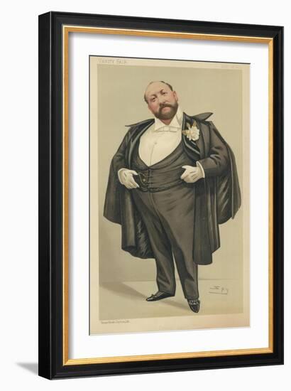 Mr Augustus Henry Glossop Harris-Sir Leslie Ward-Framed Giclee Print