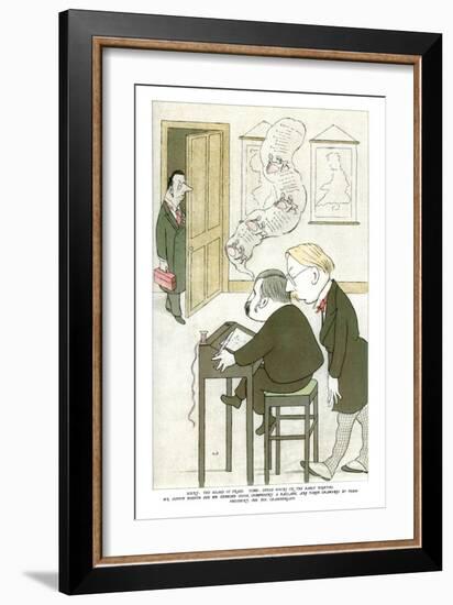 Mr Austin Dobson and Mr Edmund Gosse Composing a Ballade, 1904-Max Beerbohm-Framed Giclee Print