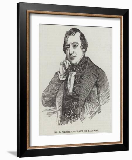 Mr B Webster-Charles Baugniet-Framed Giclee Print