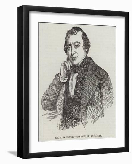 Mr B Webster-Charles Baugniet-Framed Giclee Print