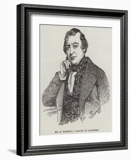 Mr B Webster-Charles Baugniet-Framed Giclee Print