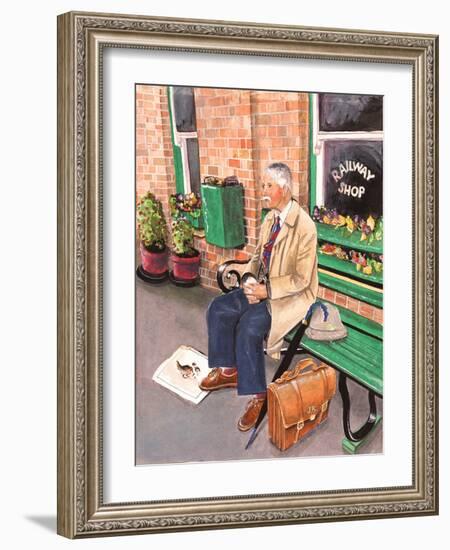 Mr Bartholomew Shares His Tea-Tony Todd-Framed Giclee Print