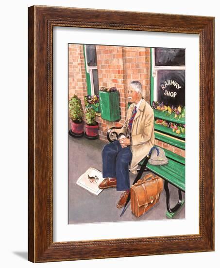 Mr Bartholomew Shares His Tea-Tony Todd-Framed Giclee Print