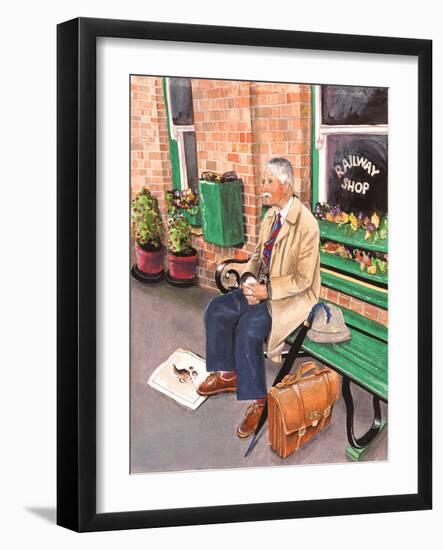 Mr Bartholomew Shares His Tea-Tony Todd-Framed Giclee Print