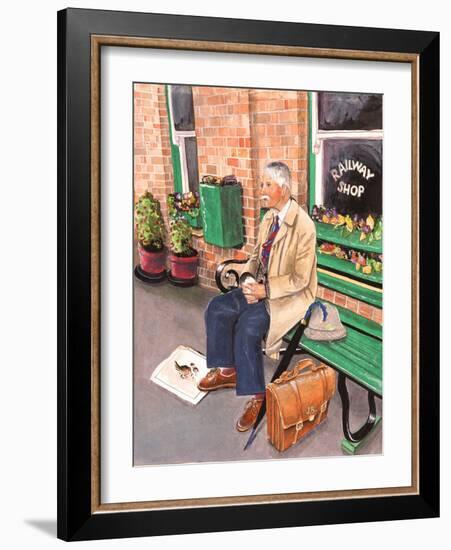 Mr Bartholomew Shares His Tea-Tony Todd-Framed Giclee Print