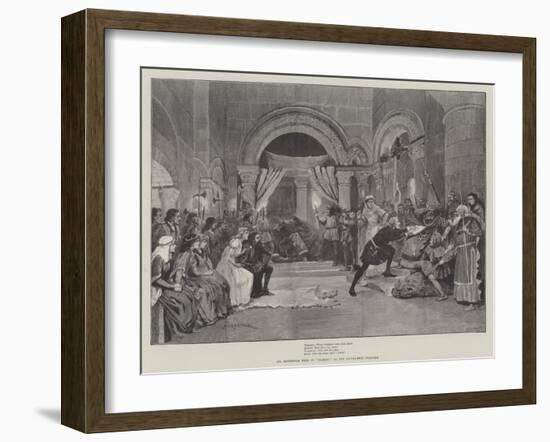 Mr Beerbohm Tree in Hamlet, at the Haymarket Theatre-Amedee Forestier-Framed Giclee Print