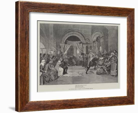 Mr Beerbohm Tree in Hamlet, at the Haymarket Theatre-Amedee Forestier-Framed Giclee Print