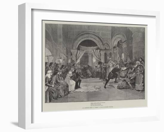 Mr Beerbohm Tree in Hamlet, at the Haymarket Theatre-Amedee Forestier-Framed Giclee Print