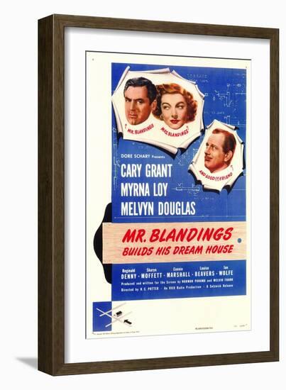 Mr. Blandings Builds His Dream House, 1948-null-Framed Art Print