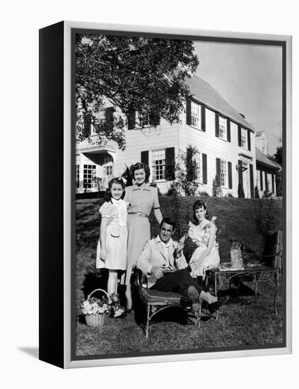 Mr. Blandings Builds His Dream House, Sharyn Moffett, Myrna Loy, Cary Grant, Connie Marshall, 1948-null-Framed Stretched Canvas