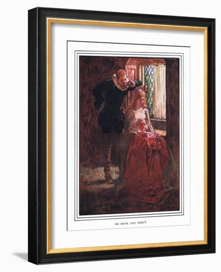 Mr Brisk and Mercy-John Byam Liston Shaw-Framed Giclee Print