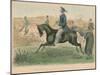 'Mr. Bunting on his way to the Pic-Nic', 1860-John Leech-Mounted Giclee Print