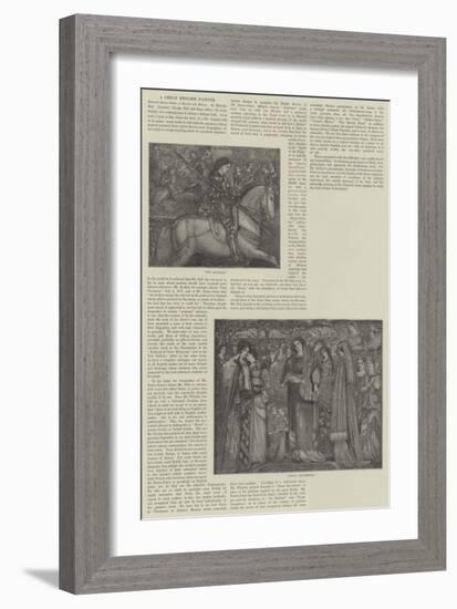 Mr Burne-Jones, Ara, at the New Gallery-Edward Burne-Jones-Framed Giclee Print