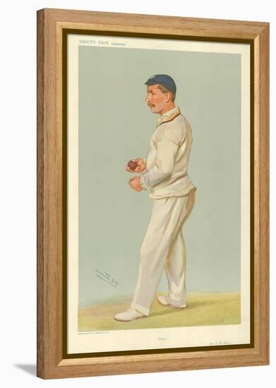 Mr C M Wells, Father, 10 July 1907, Vanity Fair Cartoon-Sir Leslie Ward-Framed Premier Image Canvas