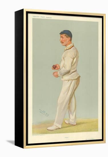 Mr C M Wells, Father, 10 July 1907, Vanity Fair Cartoon-Sir Leslie Ward-Framed Premier Image Canvas