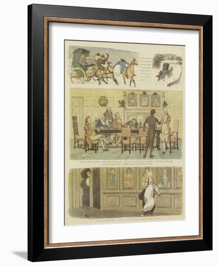 Mr Carlyon's Christmas-Randolph Caldecott-Framed Giclee Print