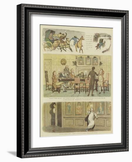 Mr Carlyon's Christmas-Randolph Caldecott-Framed Giclee Print