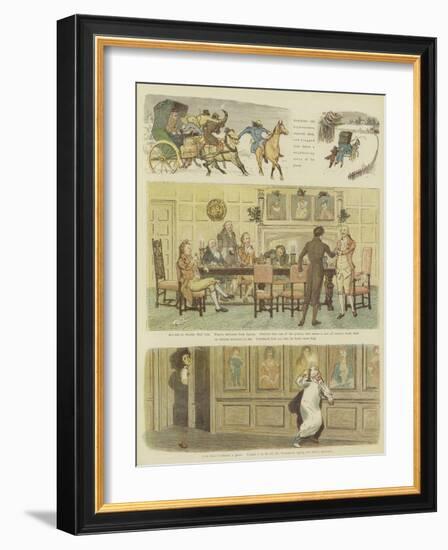 Mr Carlyon's Christmas-Randolph Caldecott-Framed Giclee Print