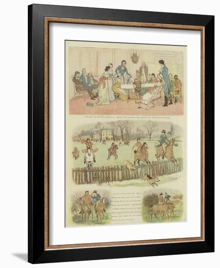 Mr Carlyon's Christmas-Randolph Caldecott-Framed Giclee Print