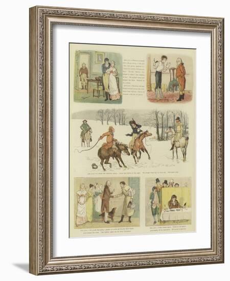 Mr Carlyon's Christmas-Randolph Caldecott-Framed Giclee Print