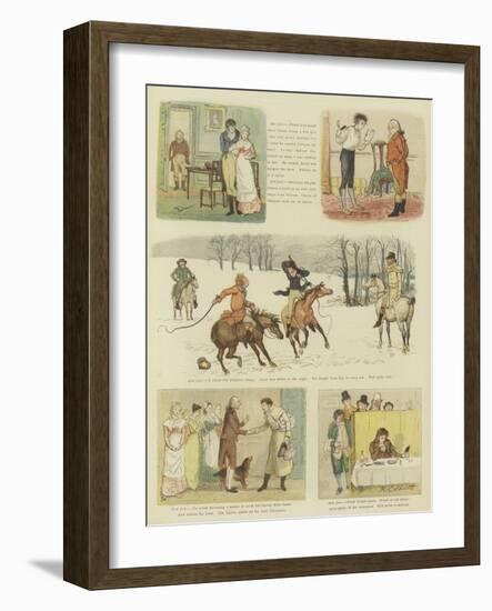 Mr Carlyon's Christmas-Randolph Caldecott-Framed Giclee Print