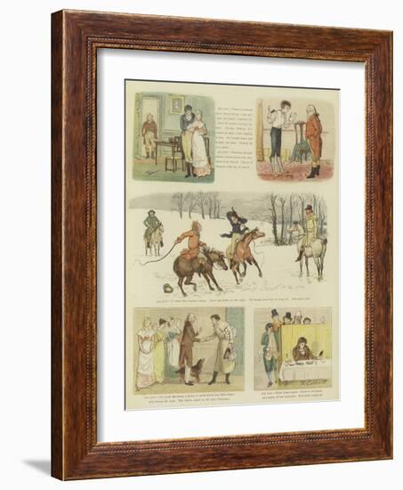 Mr Carlyon's Christmas-Randolph Caldecott-Framed Giclee Print