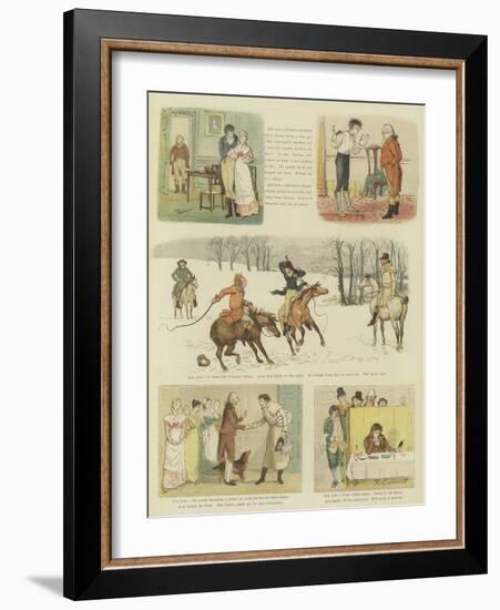 Mr Carlyon's Christmas-Randolph Caldecott-Framed Giclee Print