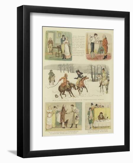 Mr Carlyon's Christmas-Randolph Caldecott-Framed Giclee Print