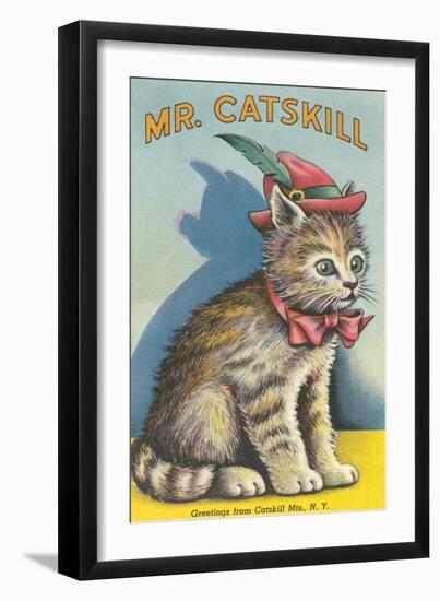 Mr. Catskill, Greetings from Catskill Mts., NY-null-Framed Art Print