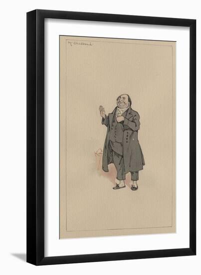 Mr Chadband, C.1920s-Joseph Clayton Clarke-Framed Giclee Print