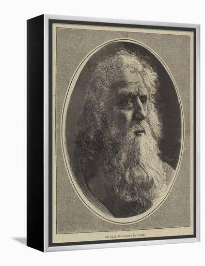 Mr Charles Calvert as Lear-null-Framed Premier Image Canvas