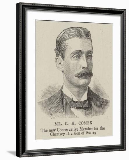 Mr Charles Harvey Combe-null-Framed Giclee Print