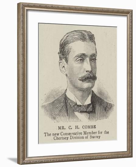 Mr Charles Harvey Combe-null-Framed Giclee Print