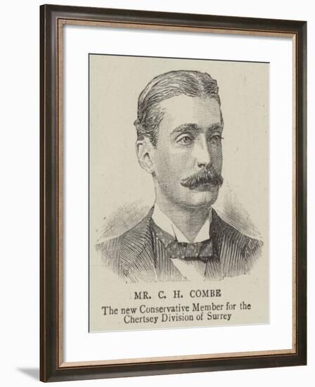 Mr Charles Harvey Combe-null-Framed Giclee Print