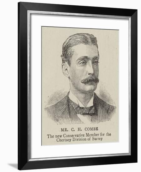 Mr Charles Harvey Combe-null-Framed Giclee Print