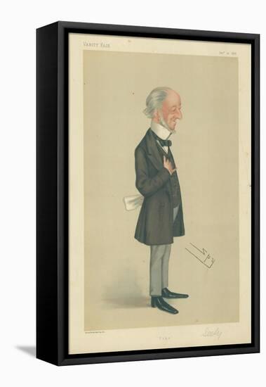 Mr Charles Seely, Pigs, 21 December 1878, Vanity Fair Cartoon-Sir Leslie Ward-Framed Premier Image Canvas