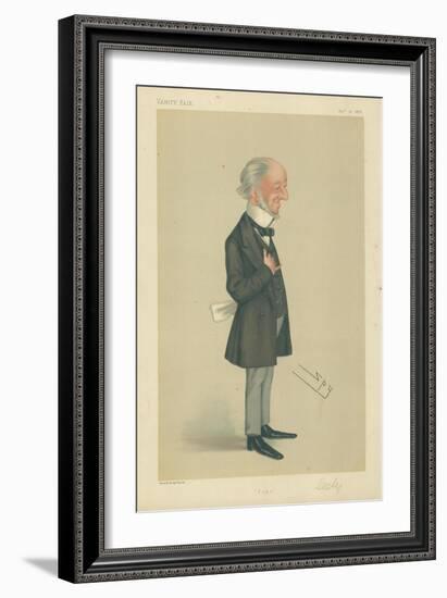 Mr Charles Seely, Pigs, 21 December 1878, Vanity Fair Cartoon-Sir Leslie Ward-Framed Giclee Print