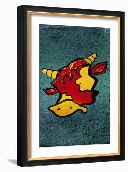 Mr Cow-Whoartnow-Framed Giclee Print