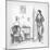 Mr. Darcy Enters a Room in Which Elizabeth Bennet is Seated at Her Writing Desk-Hugh Thomson-Mounted Photographic Print