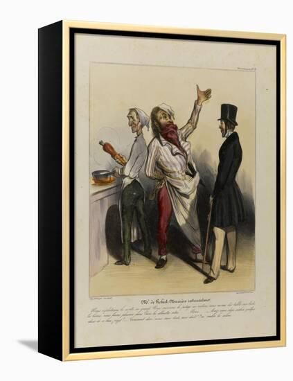 Mr De Robert Macaire, Cook-Honore Daumier-Framed Premier Image Canvas