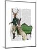 Mr Deer and Mrs Rabbit-Fab Funky-Mounted Art Print