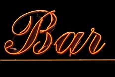 Neon Bar Sign-Mr Doomits-Art Print