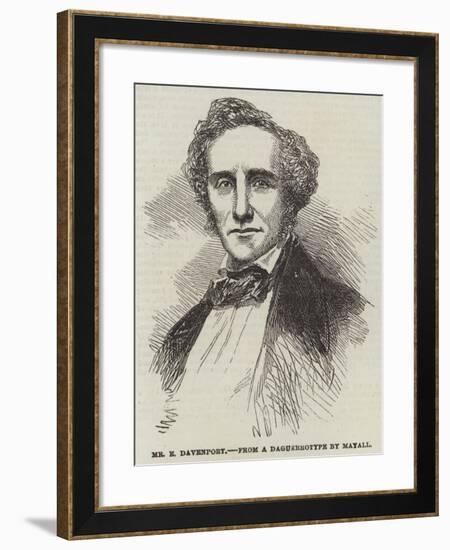 Mr E Davenport-null-Framed Giclee Print